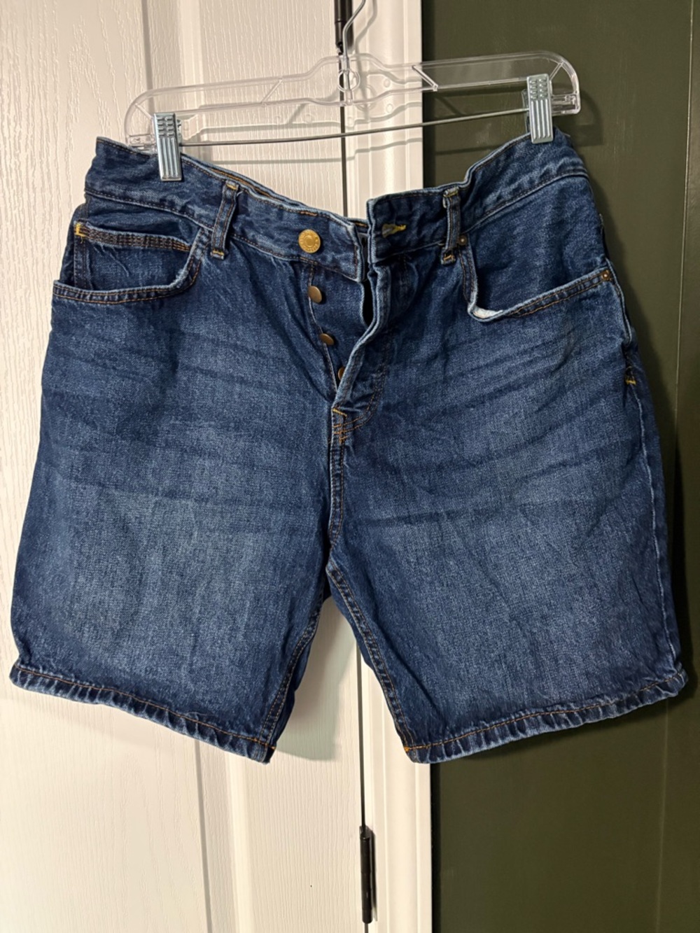 Size 36 Denim Bershka Baggy Shorts